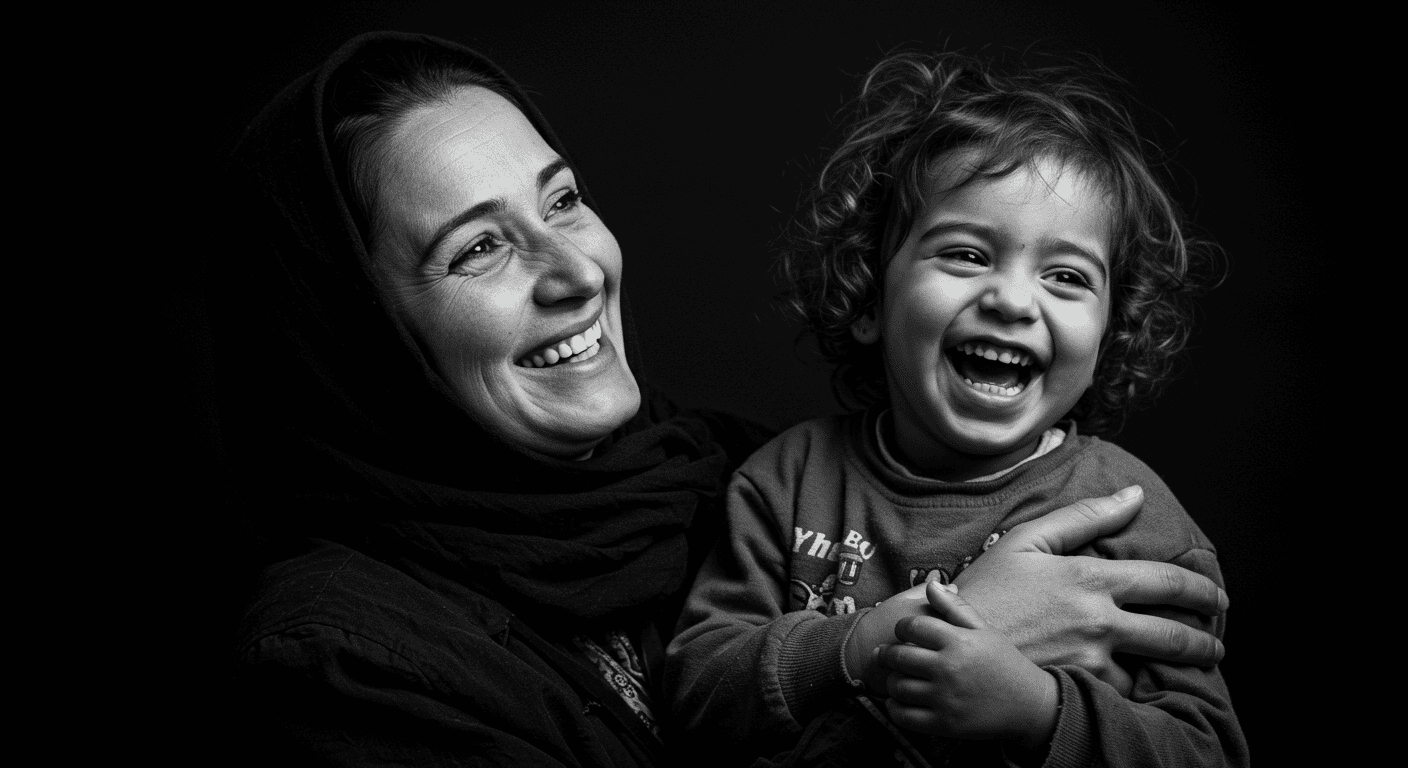 Voluntários ajudando crianças em vulnerabilidade