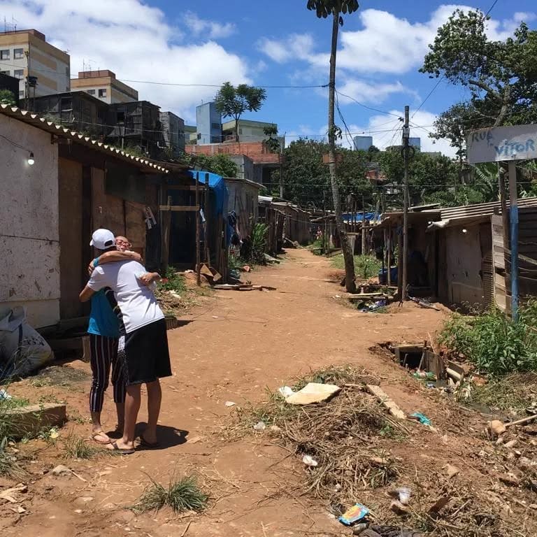 Comunidade Rodolfo Pirani com famílias atendidas